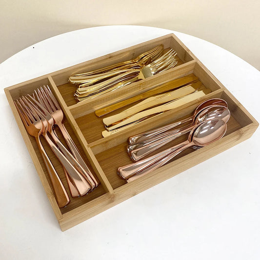 Bamboo Cutlery Tray