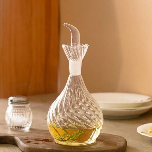 Drip-Free Glass Oil Dispenser