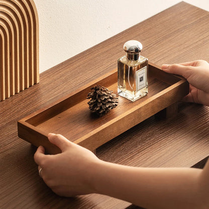 Japanese-Style Wooden Serving Tray