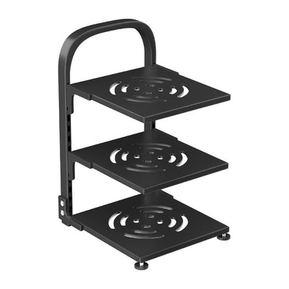 Adjustable Pot and Lid Rack