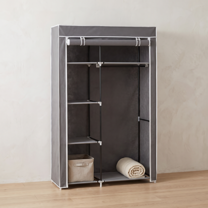 Portable Wardrobe with Six Shelves