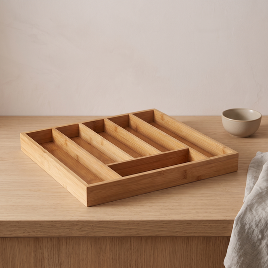 Bamboo Cutlery Tray